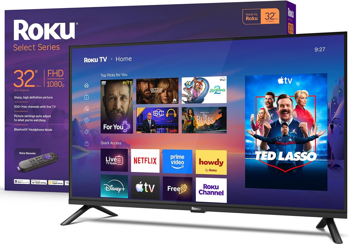 Roku 32-Inch Select Series Smart TV 2026-1080p Full HD TV - RokuTV Father Jim Norris notebooks