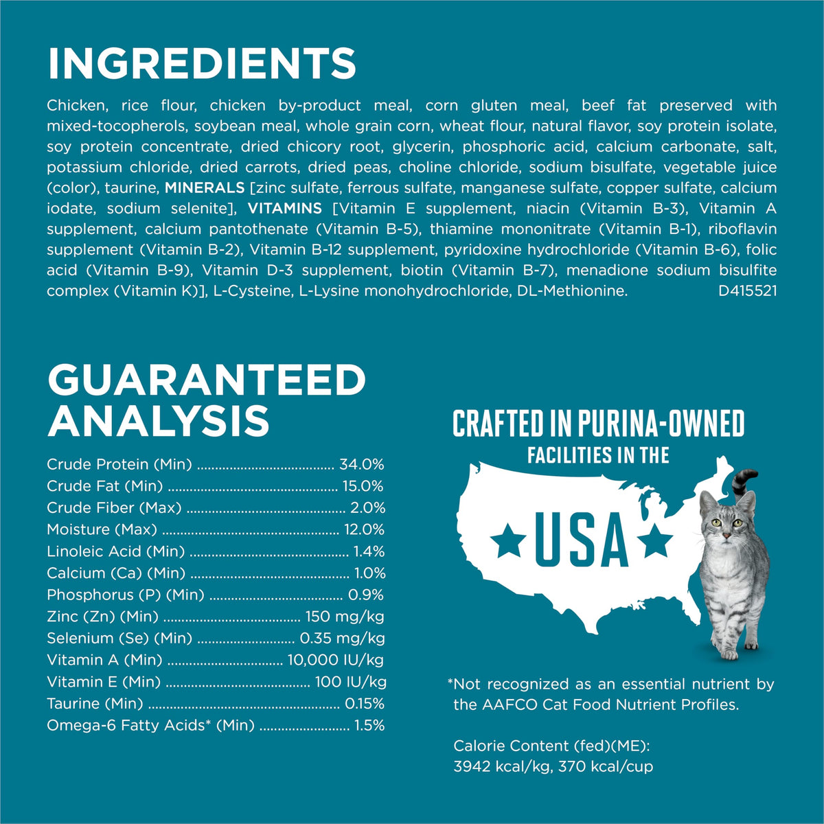 Purina ONE Tender Selects Dry Cat Food, Salmon, 7 lb Bag