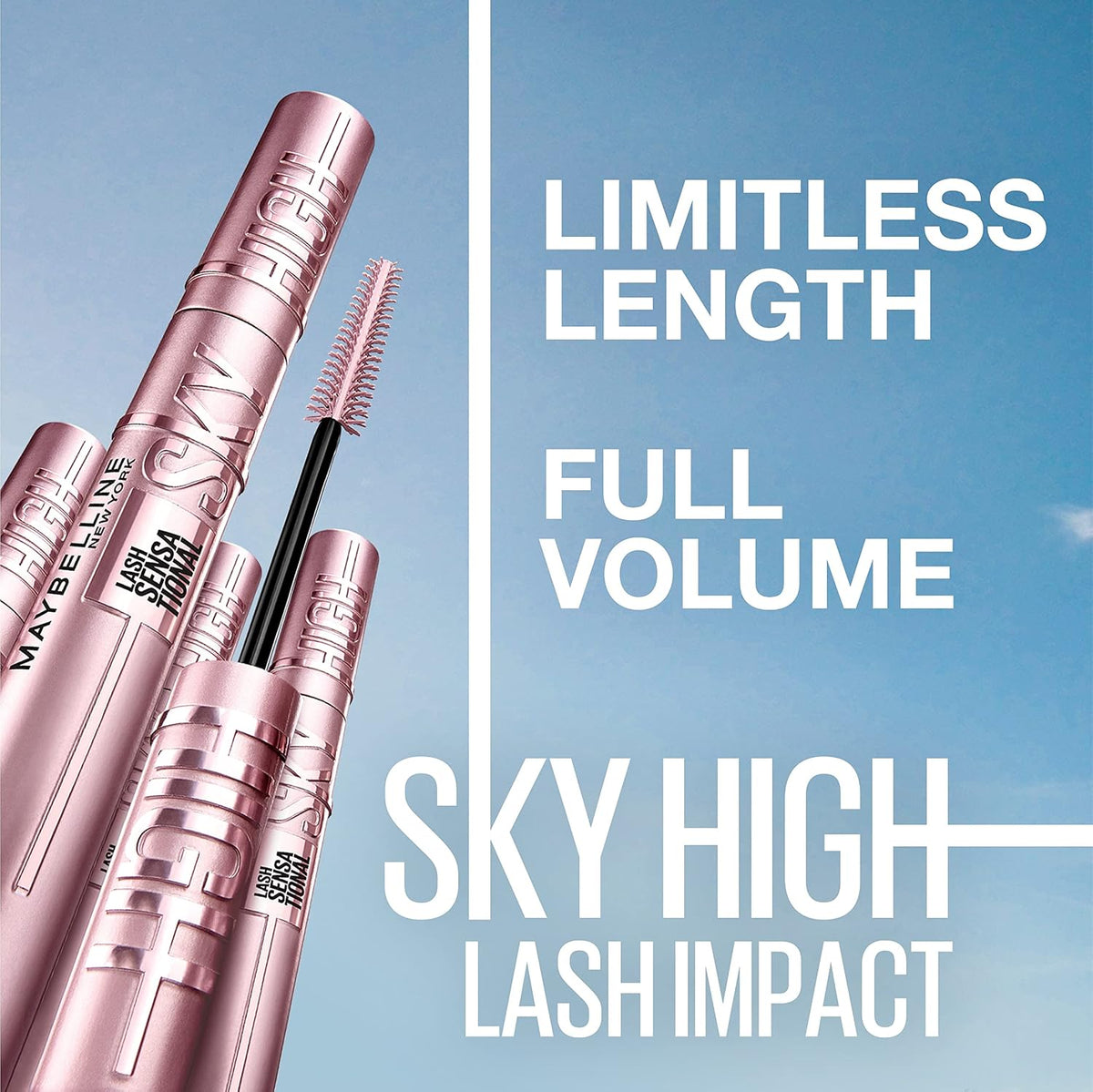 Maybelline Lash Sensational Sky High Washable Mascara Makeup, Volumizing, Lengthening, Defining, Curling, Multiplying, Buildable Formula, Blackest Black, 1 Count Father Jim Norris notebooks