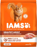IAMS Proactive Health Healthy Adult Dry Cat Food, Chicken, 22 lb