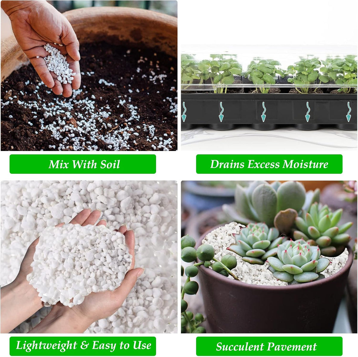 Legigo 4 Quarts Organic Perlite for Plants Indoor, Soil Mix Amendment Father Jim Norris notebooks