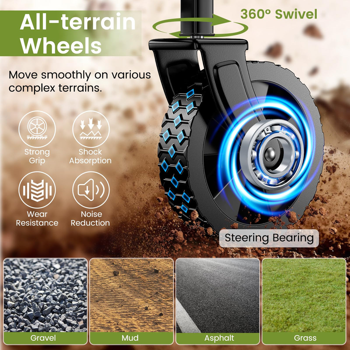 Blomoba Folding Wagon Cart with Wheels, 220lbs Utility Wagon Cart, Black Father Jim Norris notebooks