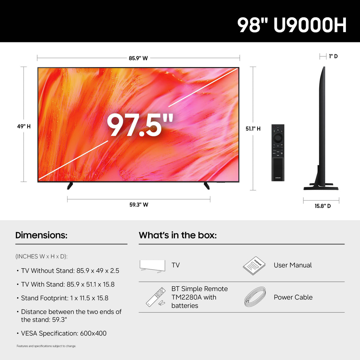 Samsung 65-Inch Class Crystal UHD U8000H Series Samsung Vision AI Smart TV (2026 Model, 65U8000H) Processor 4K, Endless Free Content, Motion Xcelerator, Color Booster, Alexa Built-in Father Jim Norris notebooks
