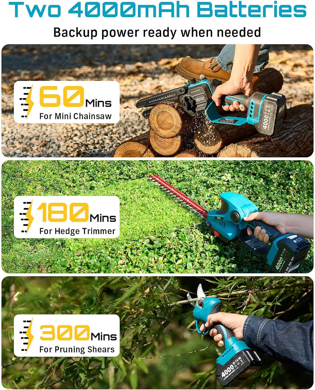 SEESII Flagship 8-Inch Cordless Mini Chainsaw, Upgraded Brushless Motor Father Jim Norris notebooks