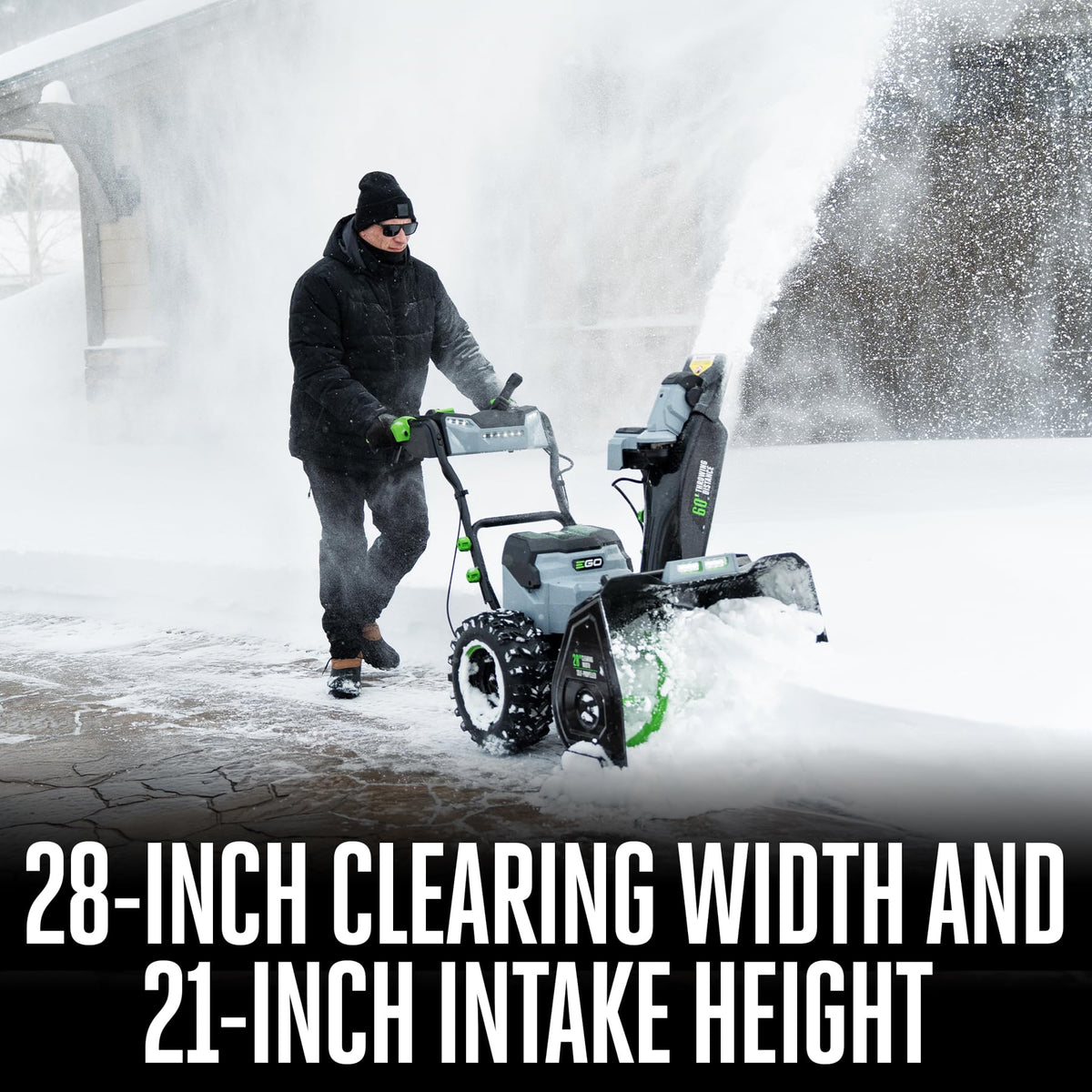EGO Power+ 21" Electric Snow Blower, Gray/Black, Cordless Steel Auger, Includes (2) 56V 5.0Ah Batteries and Dual Port Charger, SNT2112 Father Jim Norris notebooks