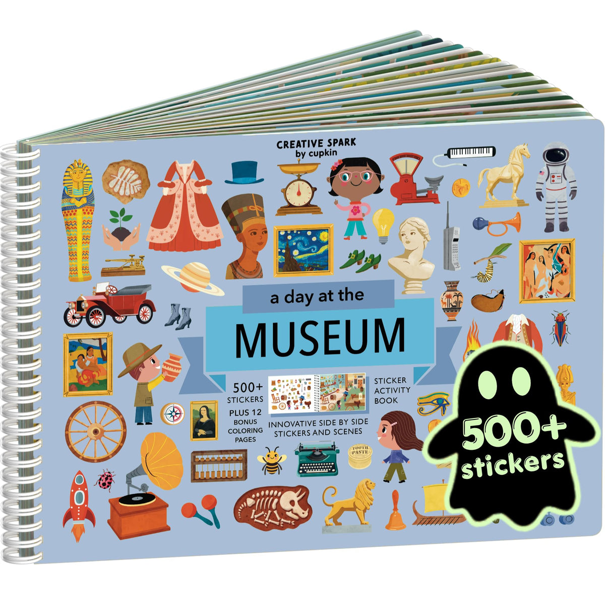 Cupkin Animal Habitats Sticker Book | 12 Coloring & Activity, 500+ Stickers