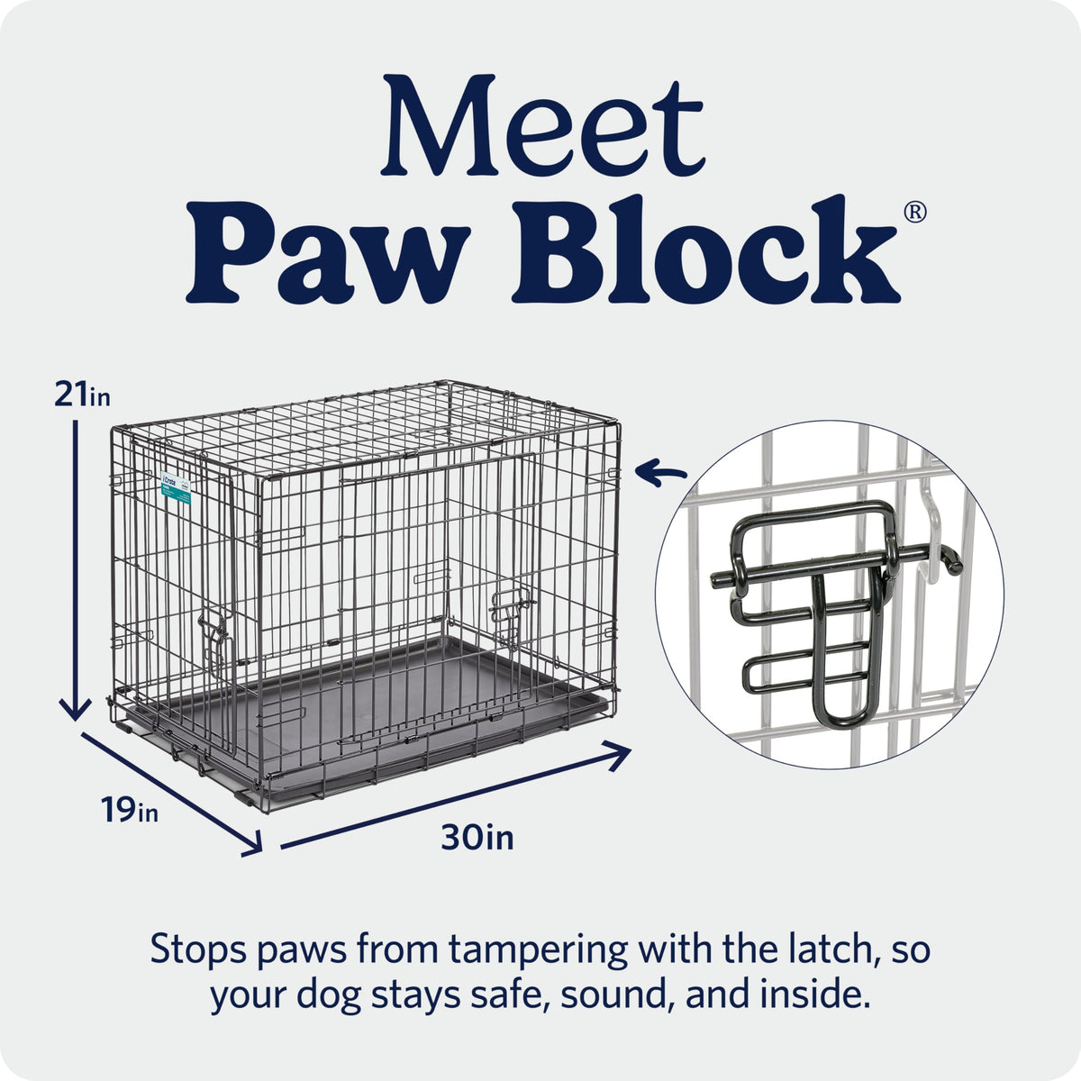 Midwest 36-Inch Single Door iCrate, for Medium-Large Breeds, 41-70 lbs