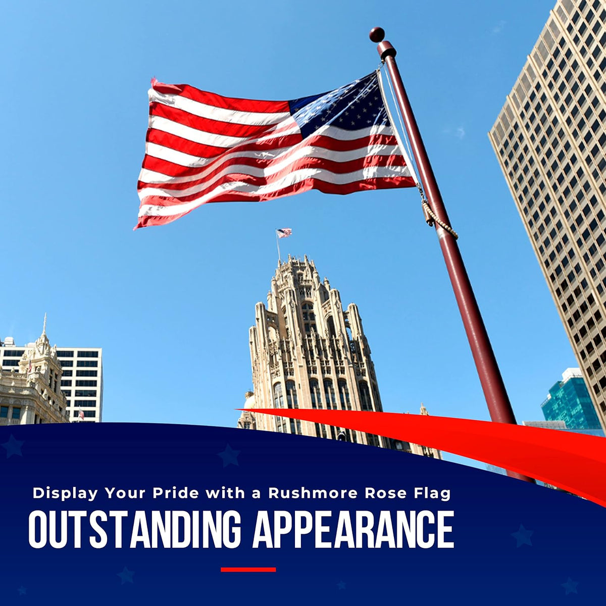 American Flags for Outside 3X5 (Pack of 10) -American Flag made in USA with Embroidered Stars and Sewn Stripes US Flag 3x5 Heavy Duty Outdoor Made in USA for High Wind- All Weather Flags Father Jim Norris notebooks