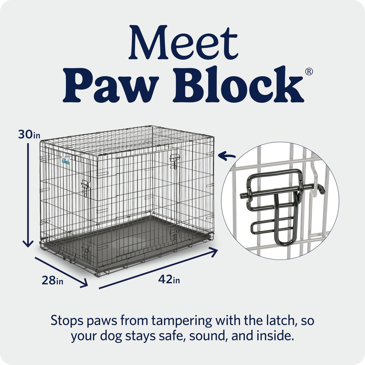 Midwest 36-Inch Single Door iCrate, for Medium-Large Breeds, 41-70 lbs