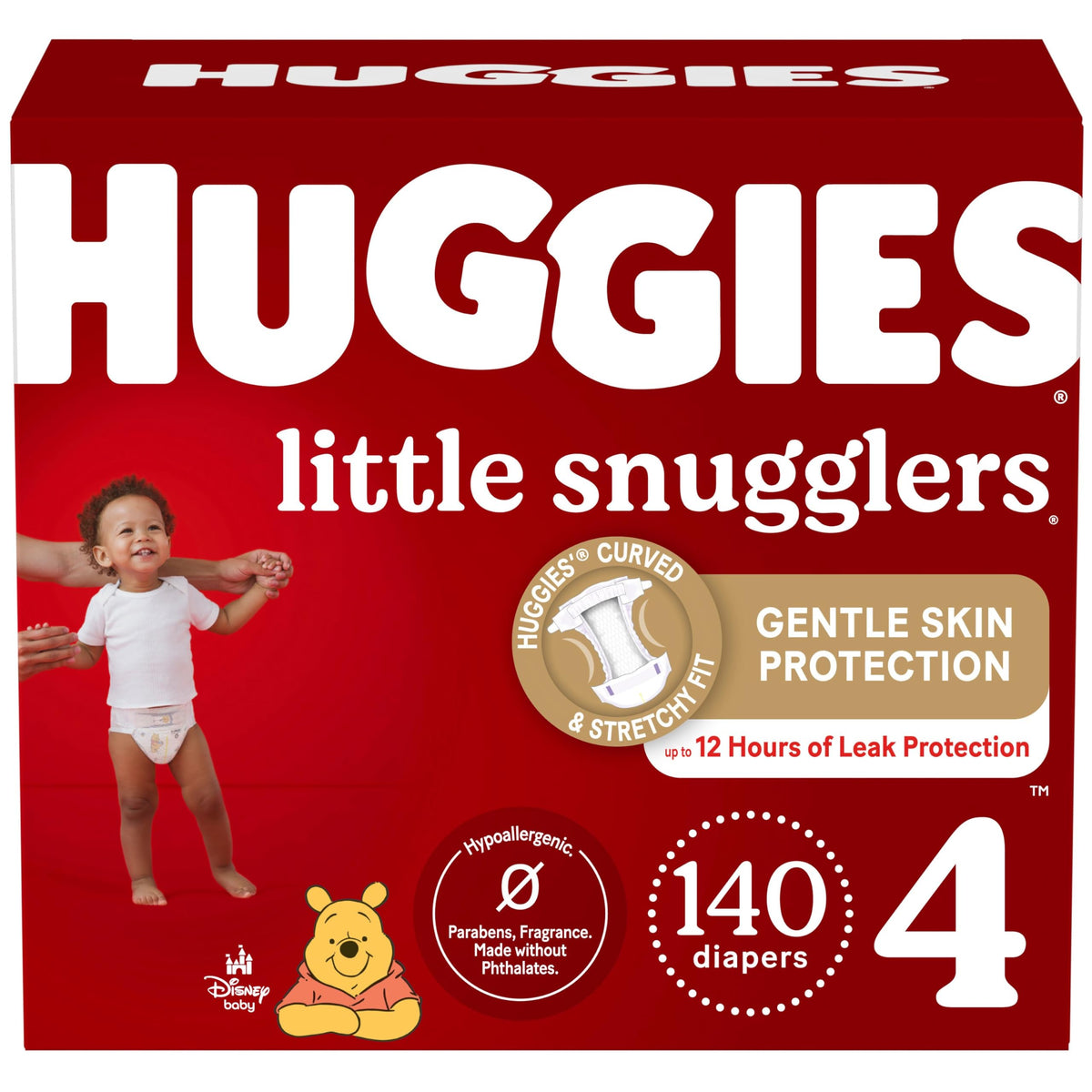 Huggies Little Snugglers Newborn Diapers, 144 Count