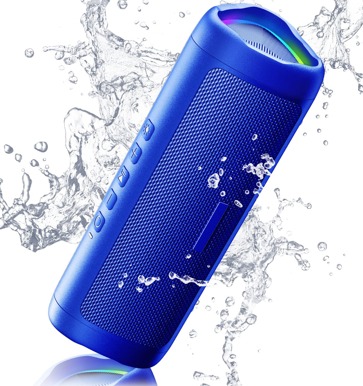 Bluetooth Speaker, 20W HD Sound, Portable Wireless, IPX5 Waterproof, Up to 24H Playtime, TWS Pairing, for Home/Party/Outdoor/Camping/Beach Essentials, Electronic Gadgets, Birthday Gift (Black) Father Jim Norris notebooks