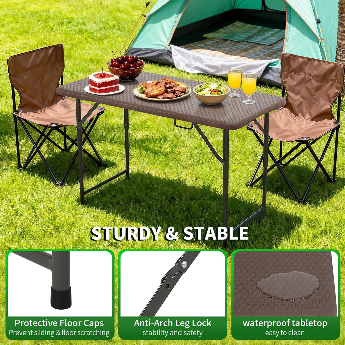 BestOffice | 6FT Folding Table | Black | Portable Plastic Table Father Jim Norris notebooks