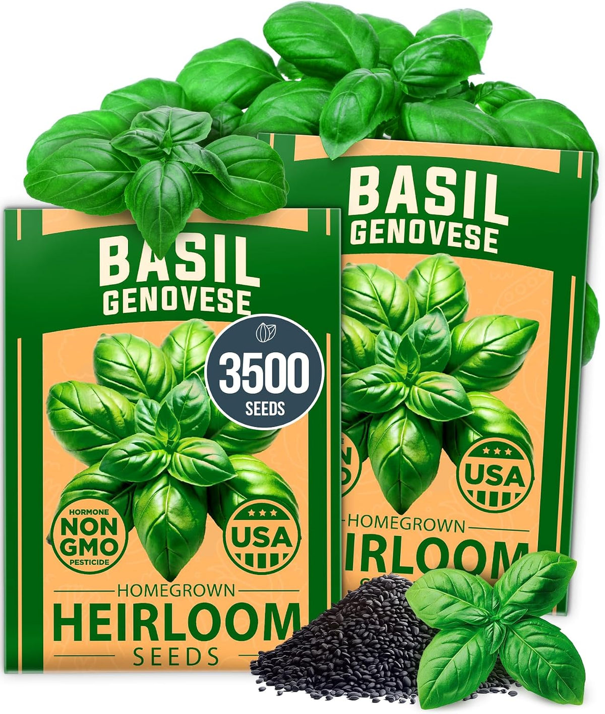 HOME GROWN 15 Herb Seed Variety Kit, 5100+ Seeds, Culinary Herb Kit Father Jim Norris notebooks