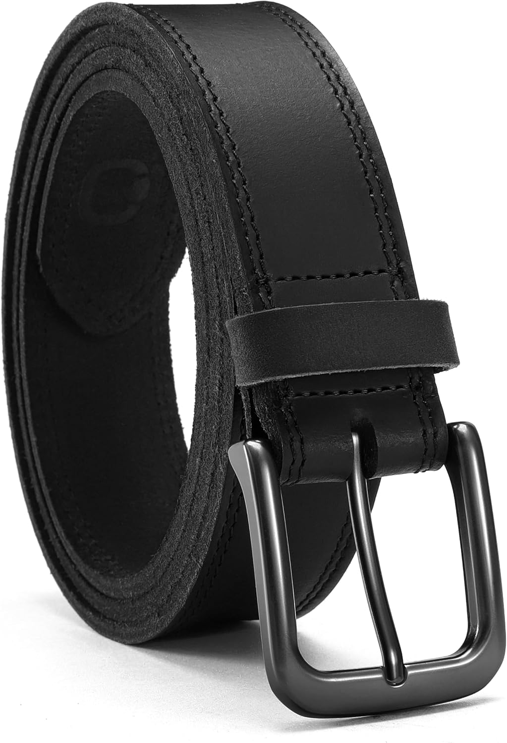 CHAOREN Mens Belts Leather 35mm for Jeans - Tough at Work, Sharp Daily