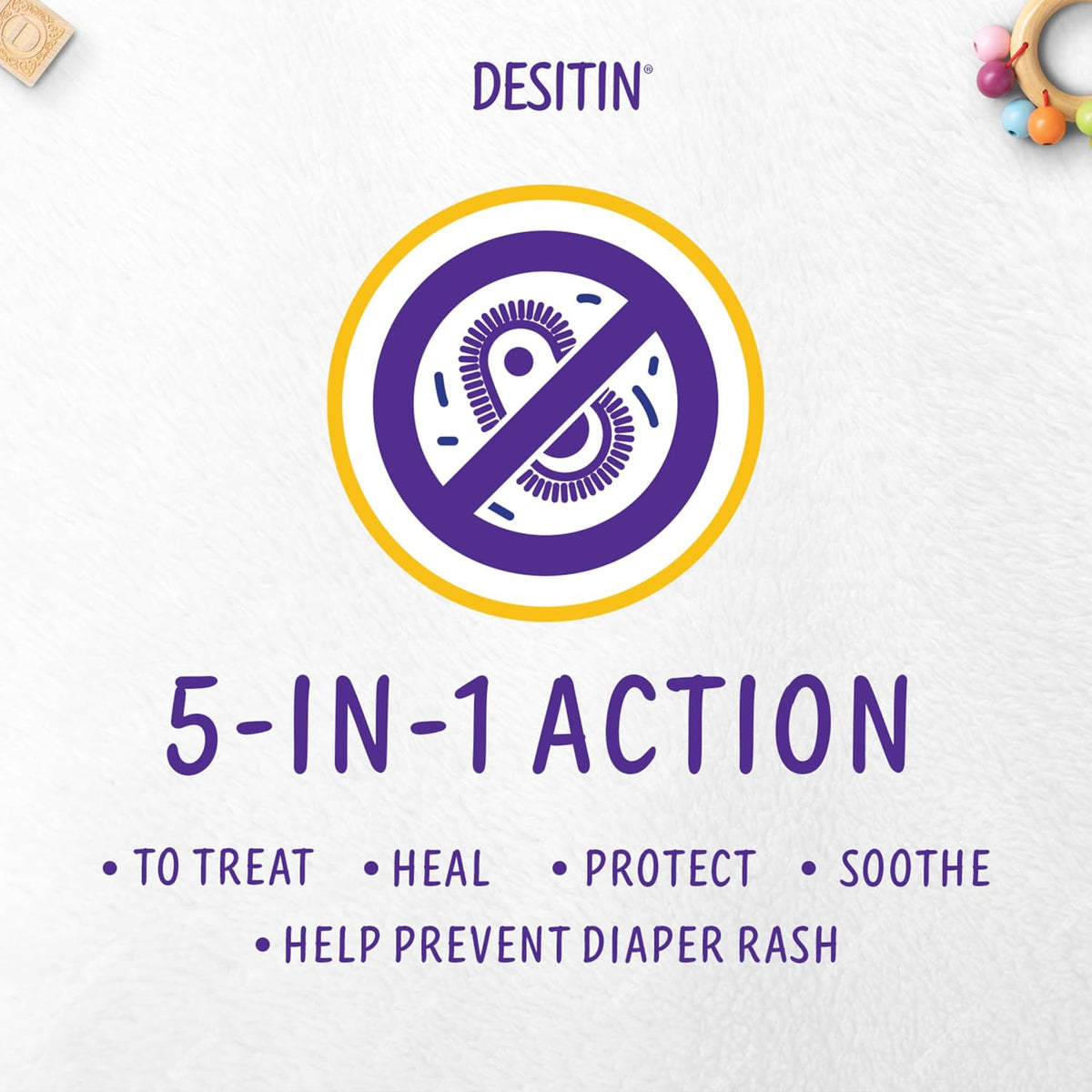 Desitin Maximum Strength Diaper Rash Paste, 40% Zinc Oxide, 4.8 oz