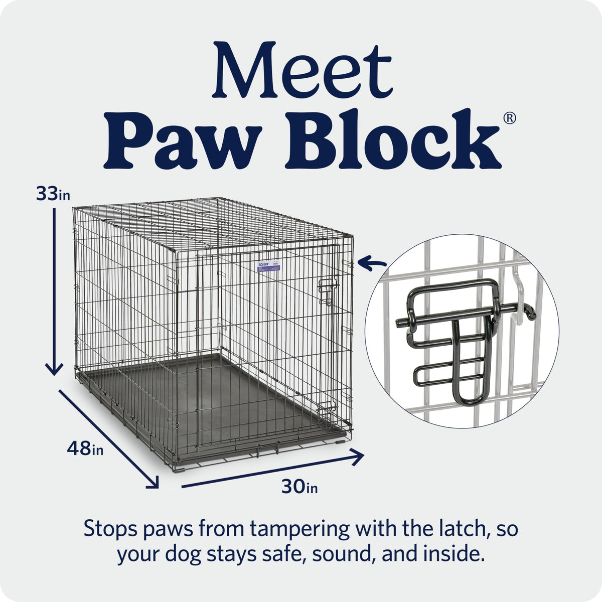 Midwest 36-Inch Single Door iCrate, for Medium-Large Breeds, 41-70 lbs