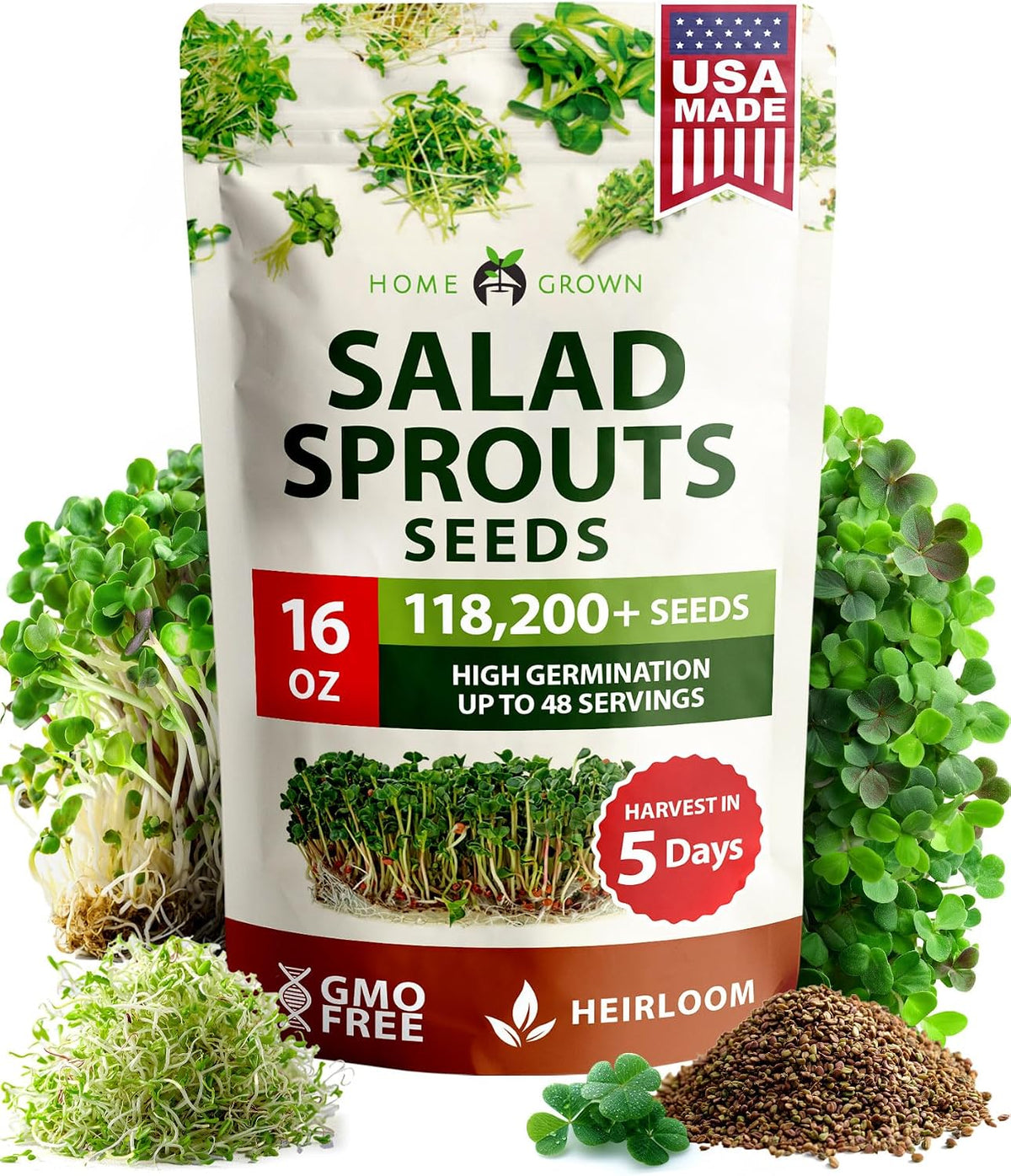 HOME GROWN 15 Herb Seed Variety Kit, 5100+ Seeds, Culinary Herb Kit Father Jim Norris notebooks