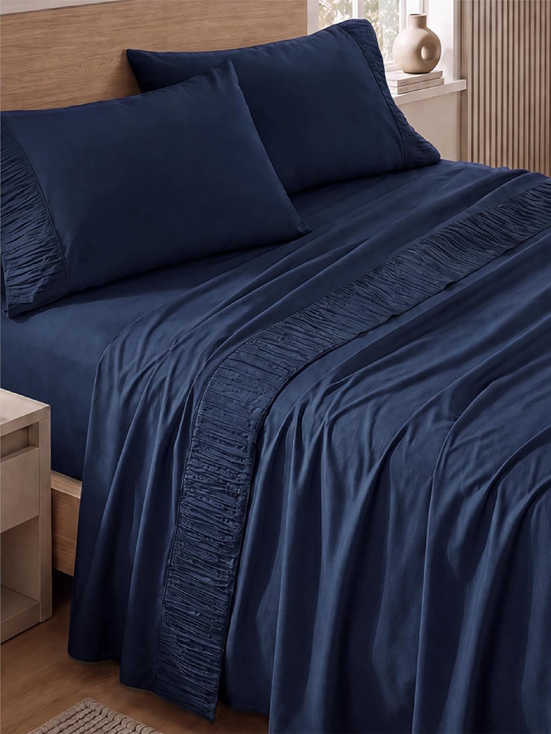 Bedsure Twin Sheets Set - 3 Pieces Soft Twin Bed Sheets - Breathable & Cooling