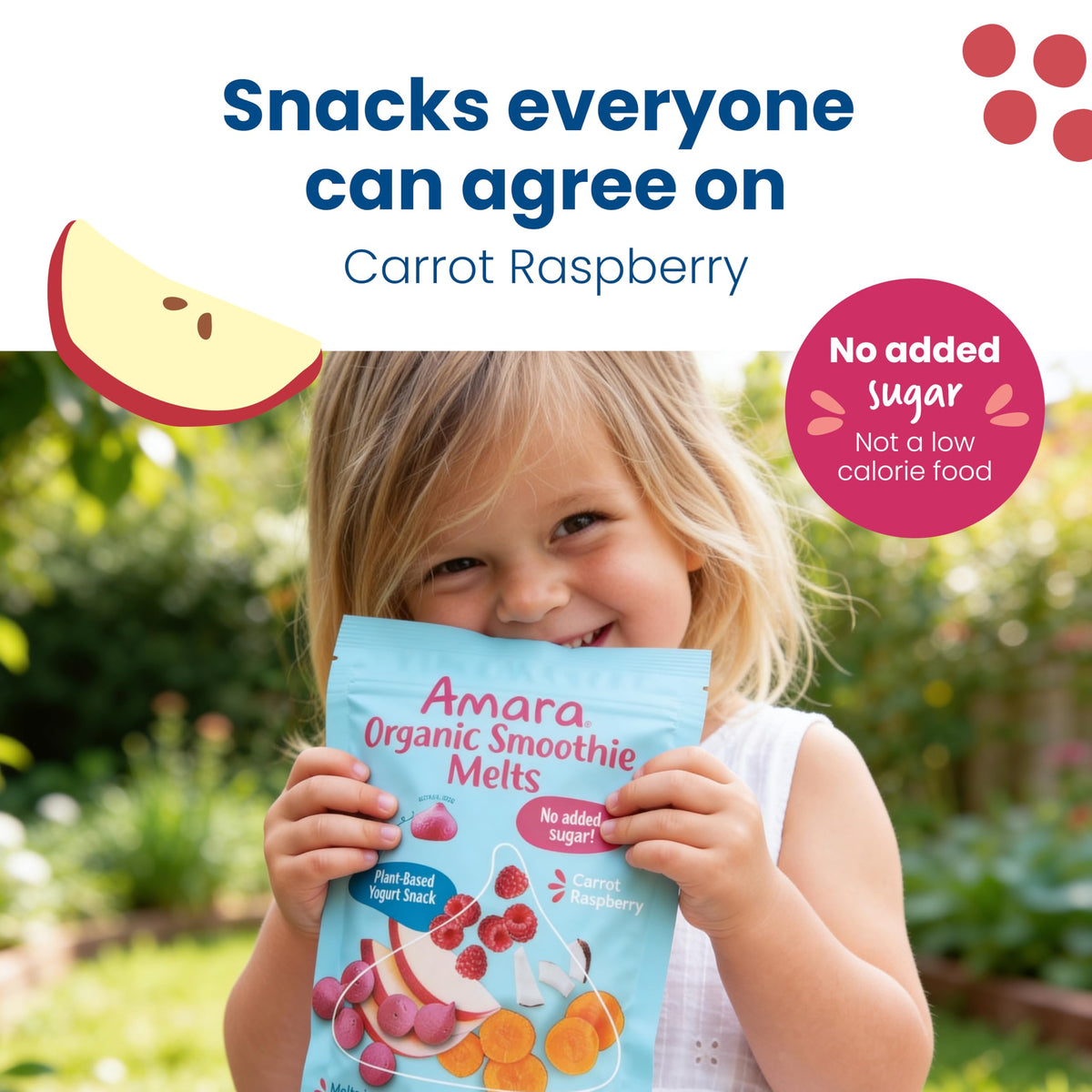 Amara Smoothie Melts - Best Sellers Variety Pack - Baby Snacks Made With Fruits and Vegetables - Healthy Toddler Snacks For Your Kids Lunch Box - Organic Plant Based Yogurt Melts - 6 Packs