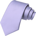 JEMYGINS Solid Color Tie Mens Necktie for Business and Wedding