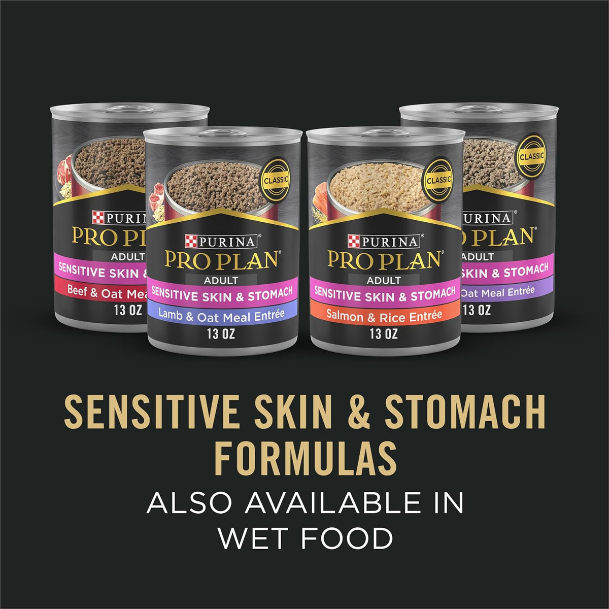 Purina Pro Plan Sensitive Skin & Stomach Dry Dog Food, Salmon, 16 lb Bag