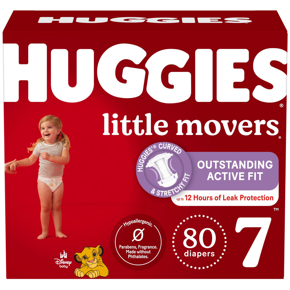 Huggies Little Movers Diapers Size 6, 108 Count (2 Packs of 54)