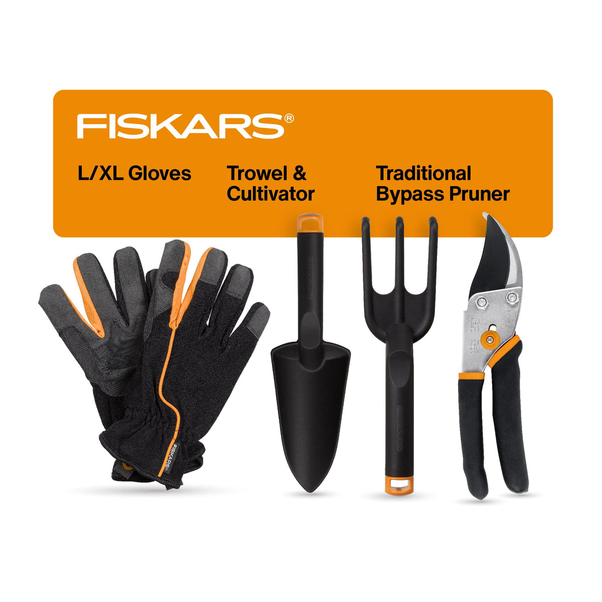 Fiskars 2-Piece Garden Tool Set, Pruning Shears & Vegetable Scissors Father Jim Norris notebooks
