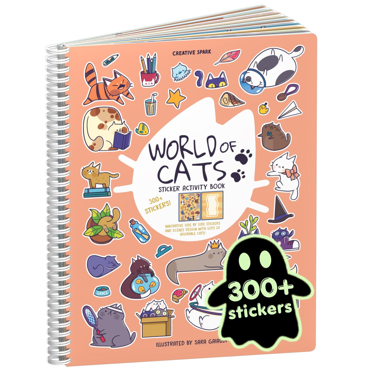 Cupkin Animal Habitats Sticker Book | 12 Coloring & Activity, 500+ Stickers