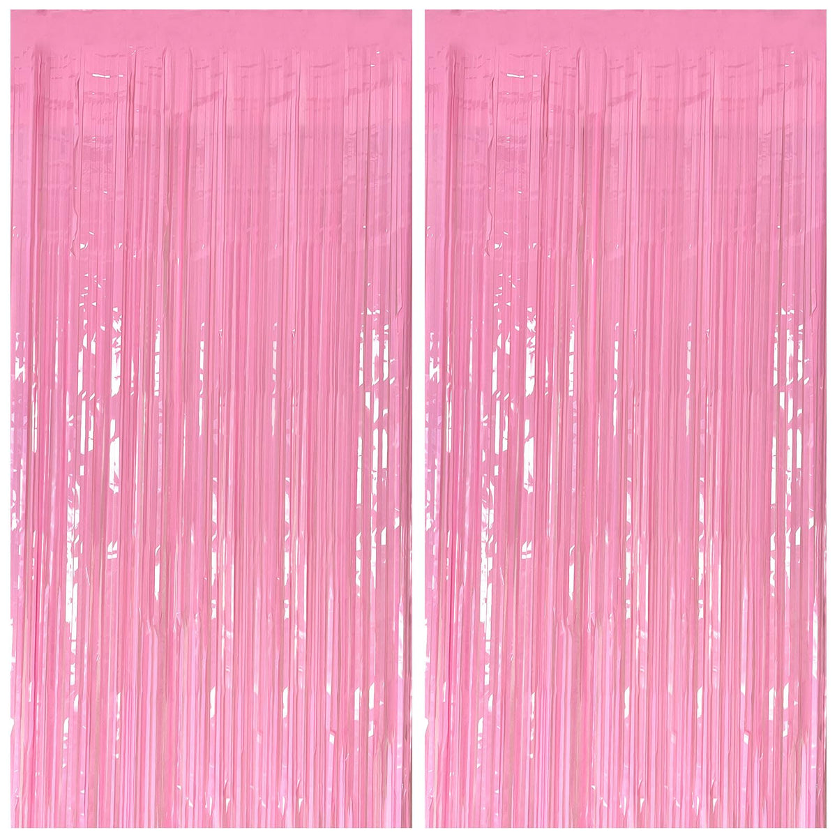 2 Pack Blue Party Decorations Ocean Party Decor Supplies Blue Party Streamers Birthday Decorations Tinsel Foil Fringe Curtains Photo Booth Props Celebration Decorations