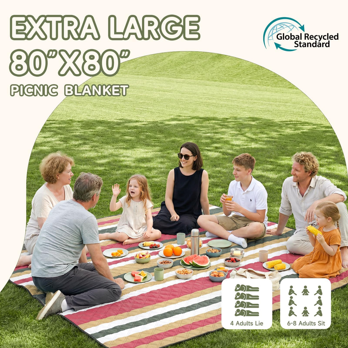 Genovega Waterproof Beach Blanket Picnic Outdoor Mat Rug Extra Large Portable Umbrella Wagon Folding Pop Tent Sun Shelter Shade Canopy Ball Cart Cool Cabana Anchor Fan Mesh Bag Tote Toallas Manta Father Jim Norris notebooks
