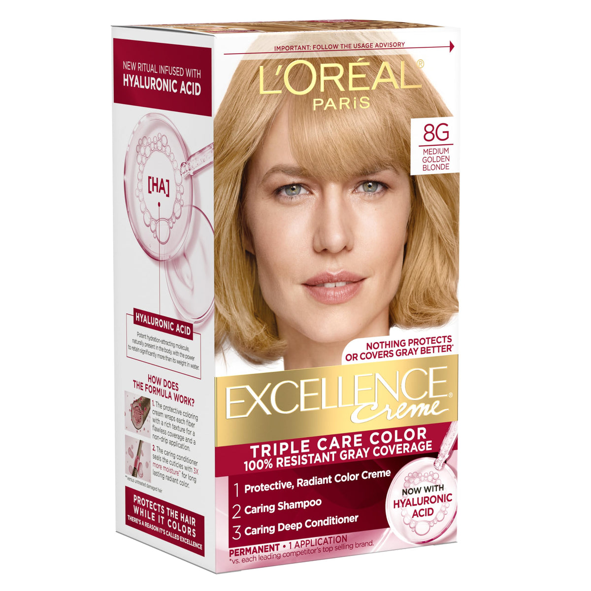 L'Oreal Paris Excellence Crème Hair Color, 4AR Dark Chocolate Brown Father Jim Norris notebooks