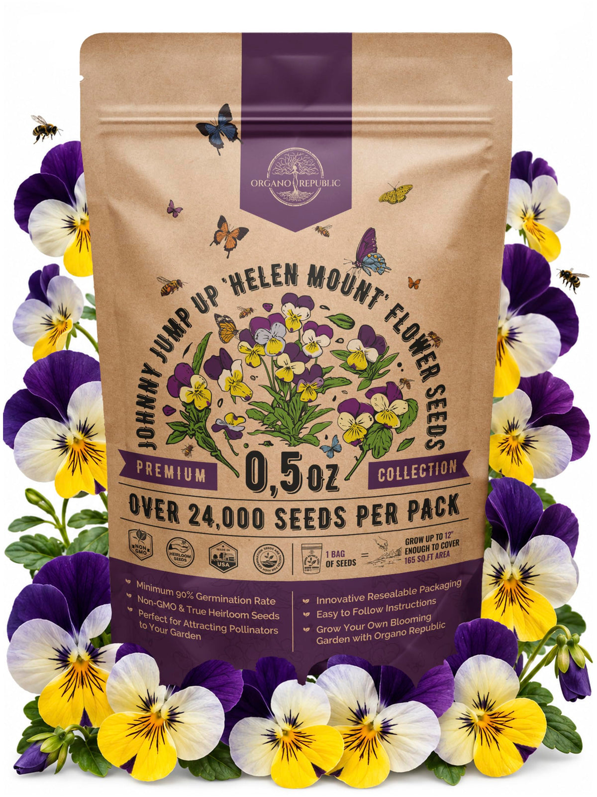 Cosmos Flower Seeds Pack 1 oz - 4,500 Non-GMO Heirloom Annual Seeds for Planting Indoor & Outdoor Gardening, Flower Seed for Garden in Resealable Packet, Floral Mix for Pollinators Perennial Mix Father Jim Norris notebooks