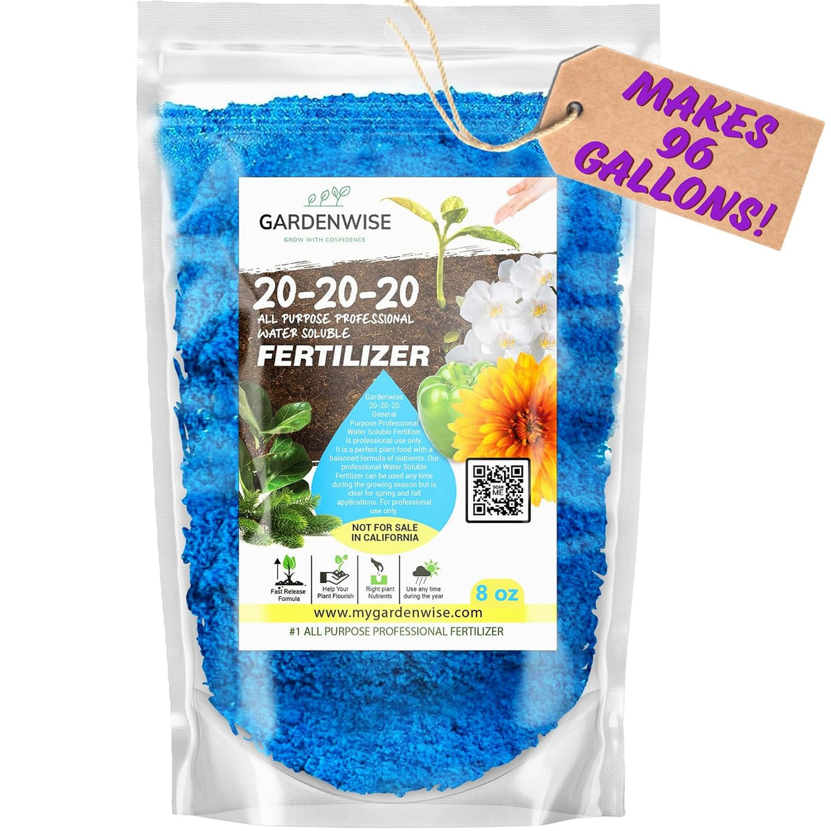 GARDENWISE 6-3-0 All-Purpose Professional Eco-Friendly Slow-Release Nitrogen Fertilizer with Iron & Calcium,Non-Burning, Enhances Soil Structure,for Indoor&Outdoor Plants,Vegetable Gardens (2 QUARTS) Father Jim Norris notebooks