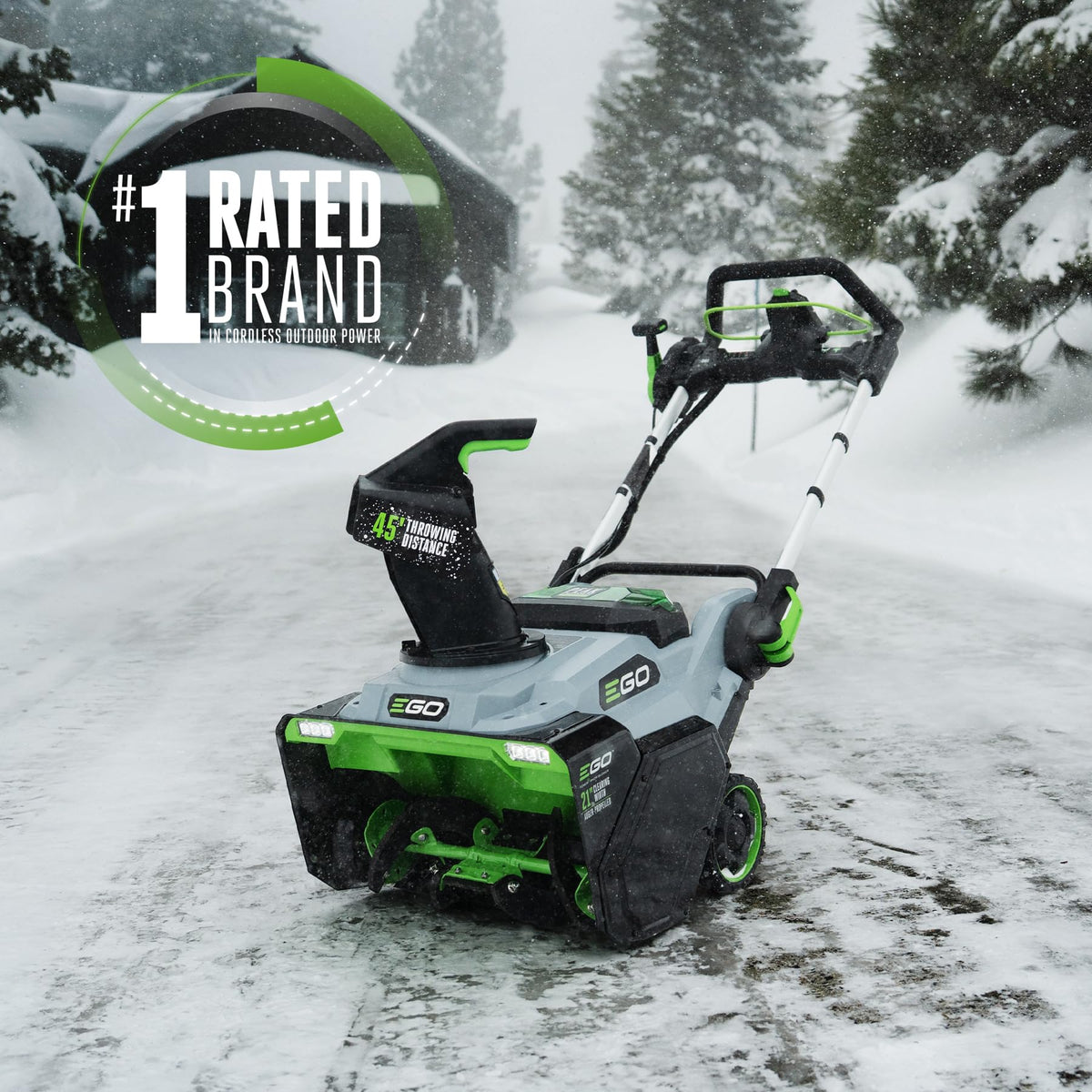 EGO Power+ 21" Electric Snow Blower, Gray/Black, Cordless Steel Auger, Includes (2) 56V 5.0Ah Batteries and Dual Port Charger, SNT2112 Father Jim Norris notebooks
