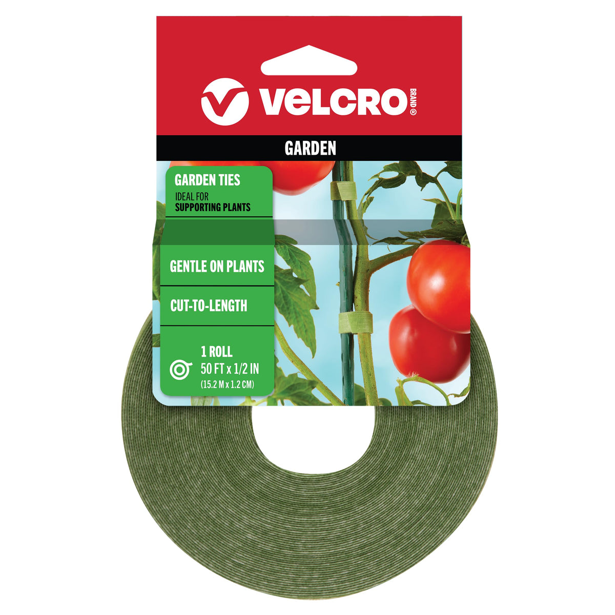 VELCRO Brand Adjustable Plant Ties, Green Garden Tape, 75 ft x 1/2 in Father Jim Norris notebooks