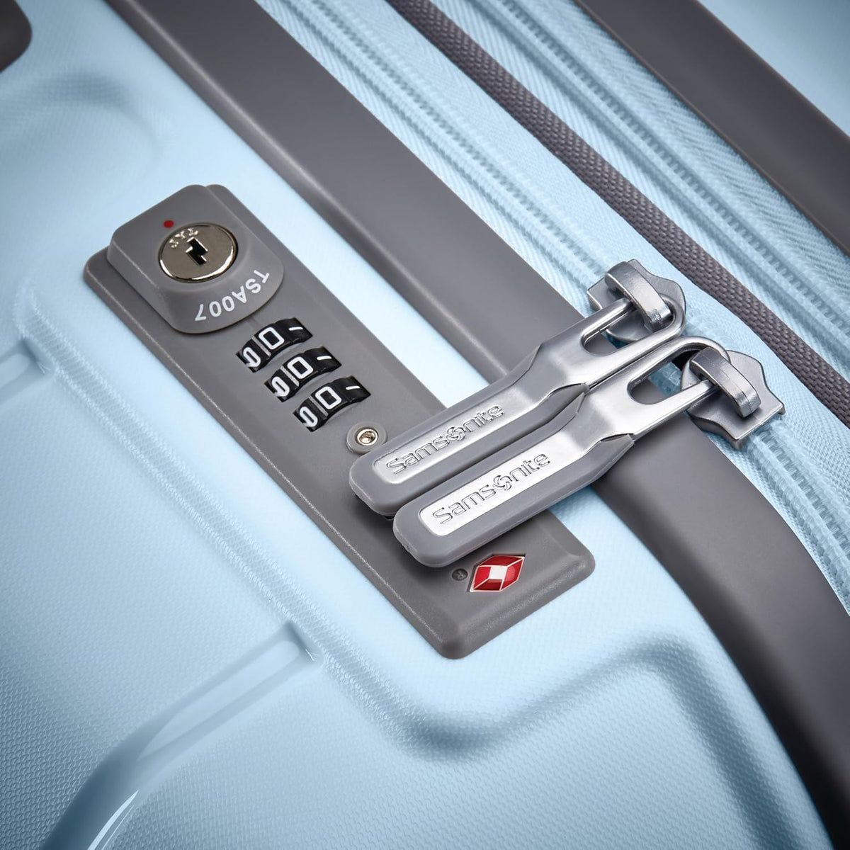 Samsonite Freeform Medium Luggage with Dual 360° Spinner Wheels - Checked Suitcase - TSA Lock, Airline-Approved - Lightweight Durable Polypropylene Expandable Hardshell - Amethyst Purple