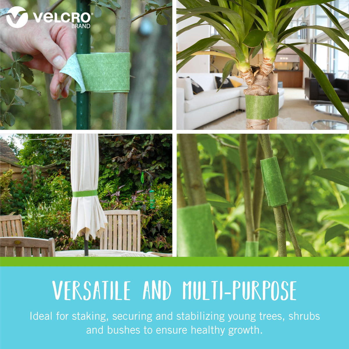 VELCRO Brand Adjustable Plant Ties, Green Garden Tape, 75 ft x 1/2 in Father Jim Norris notebooks
