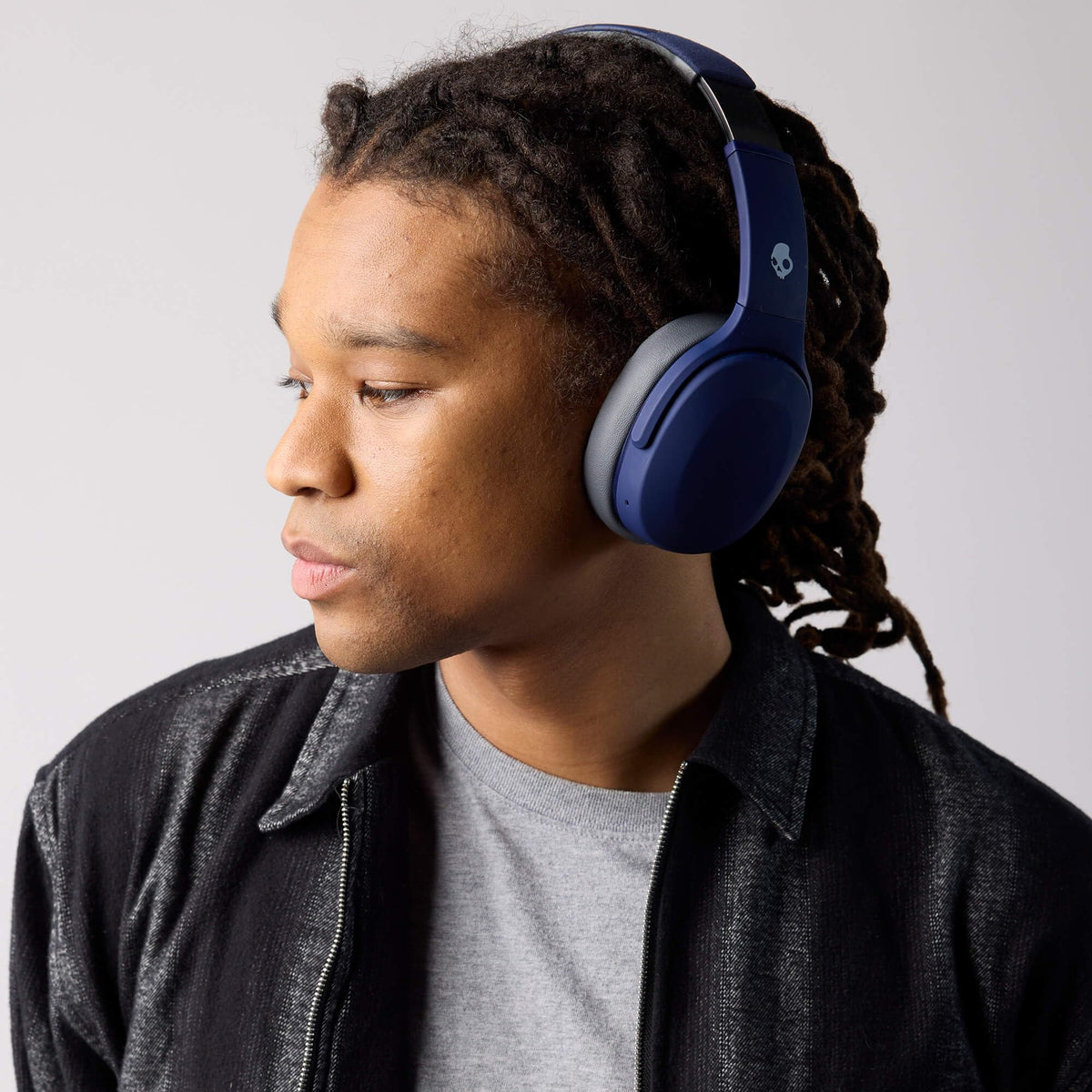 Skullcandy Crusher Evo Wireless Multi-Sensory Bass Headphones - True Black Father Jim Norris notebooks