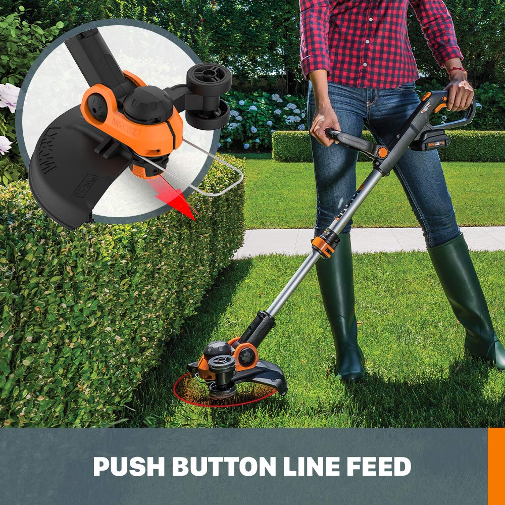 Worx 20V 12" 2-in-1 Cordless String Trimmer & Electric Lawn Edger, WG163.9 Father Jim Norris notebooks