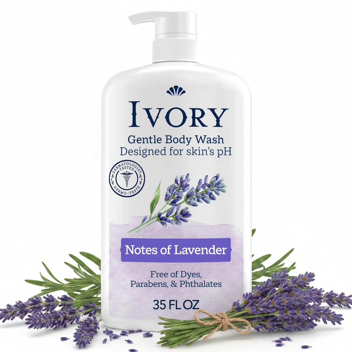 Ivory Body Wash Designed for the Whole Family, Original Scent, 35 fl oz