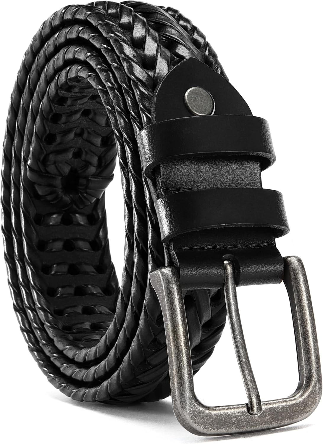 CHAOREN Mens Belts Leather 35mm for Jeans - Tough at Work, Sharp Daily