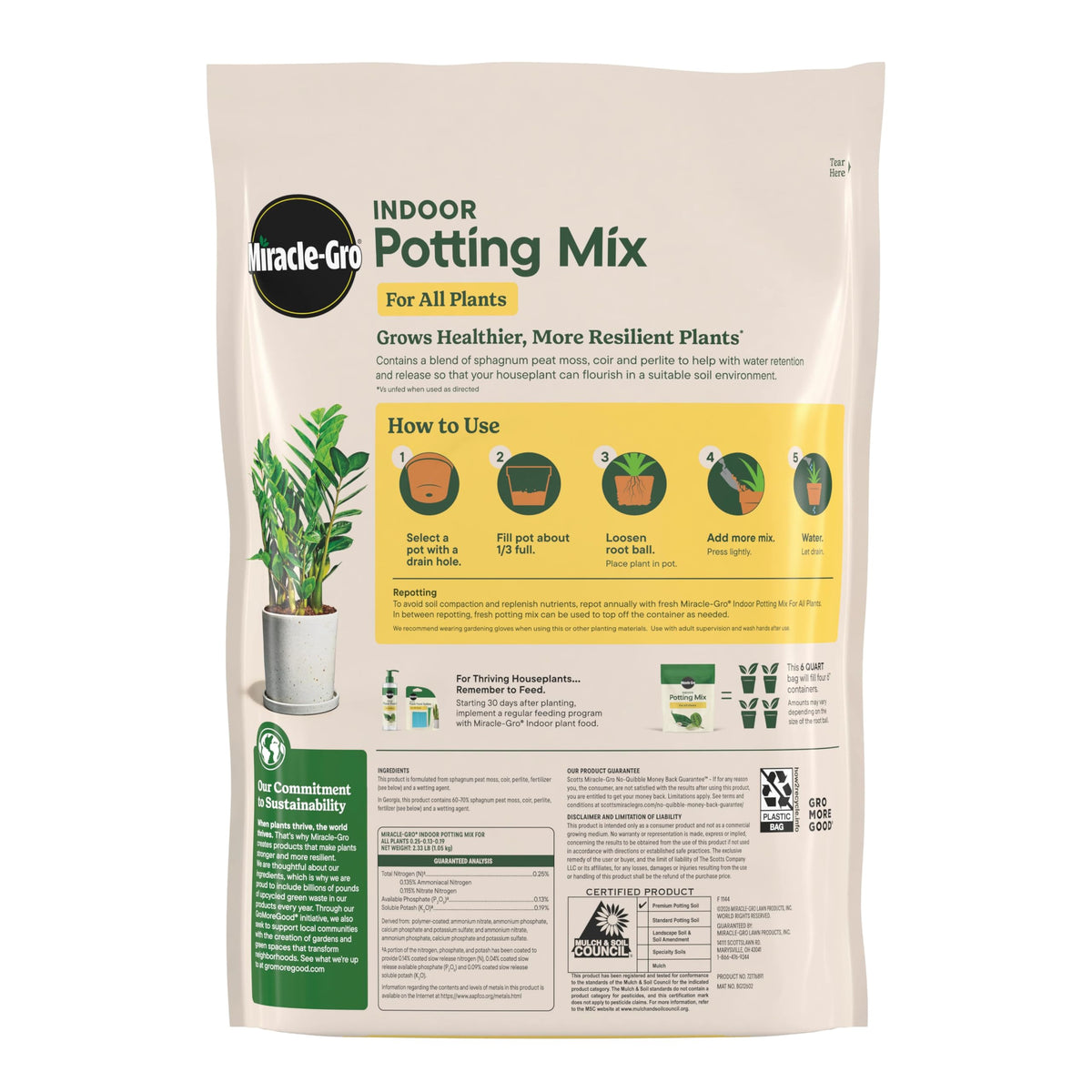 Miracle-Gro Indoor Plant Grow, Feed & Protect Houseplant Care Bundle Father Jim Norris notebooks