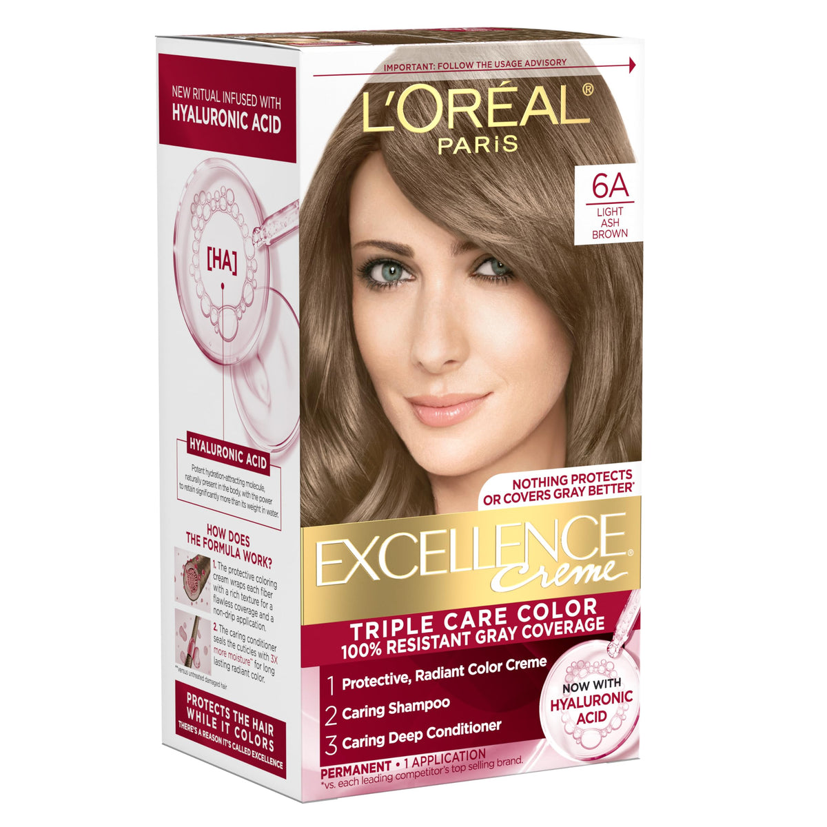 L'Oreal Paris Excellence Crème Hair Color, 4AR Dark Chocolate Brown Father Jim Norris notebooks