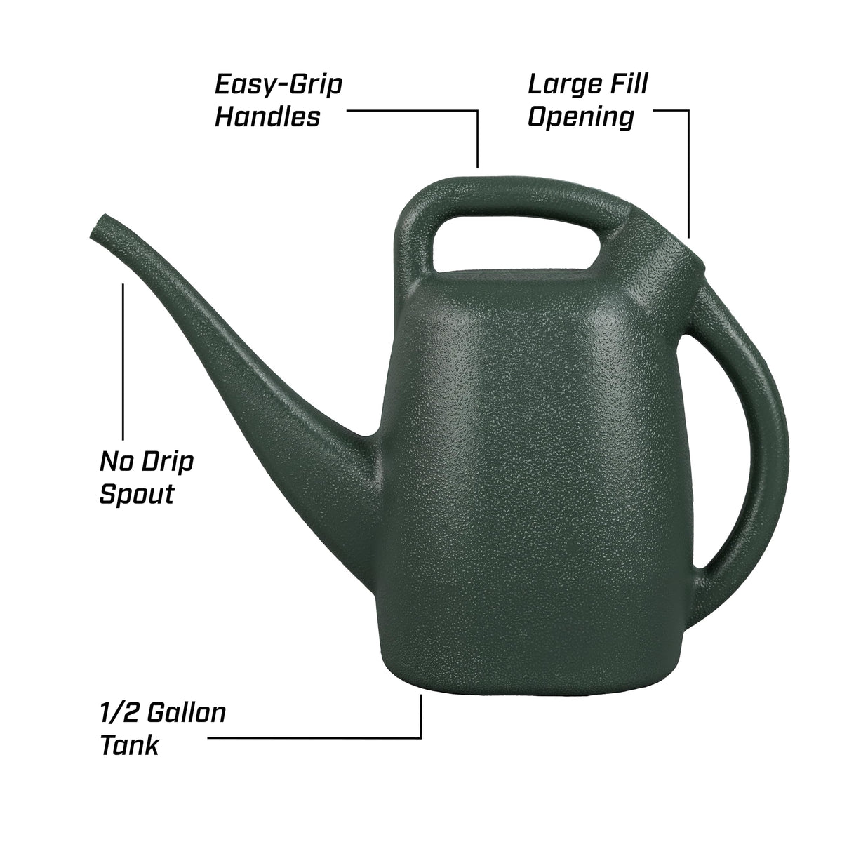 CHAPIN 48000 1/2-Gallon Watering Can, Lightweight for Easy Watering Father Jim Norris notebooks