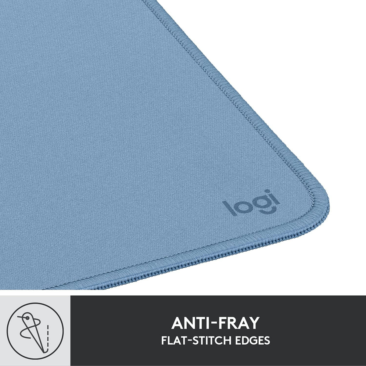 Logitech Studio Series Small Mouse Pad, Anti-Slip 9x8 Inches, Blue Grey Father Jim Norris notebooks