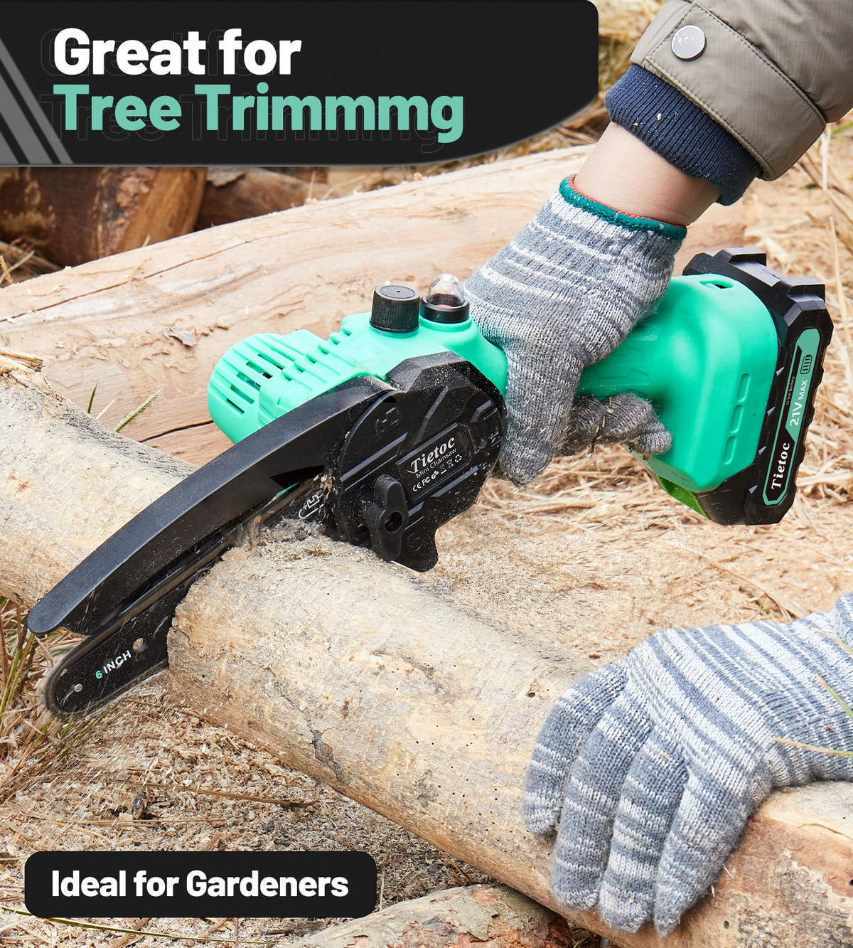 TIETOC 2-in-1 Brushless Pole Saw for Tree Trimming – 8" Mini Electric Chainsaw with 2×4000mAh Batteries, Auto Oiling, Tool-Free Adjustment,Cordless Battery Powered Saw for Home Garden Branch Cutting Father Jim Norris notebooks