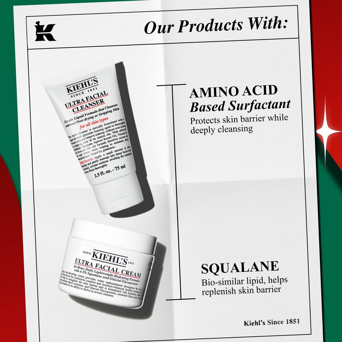 Kiehl's - Ultra Facial Cream Daily Moisturizer with 4.5% Squalane Father Jim Norris notebooks