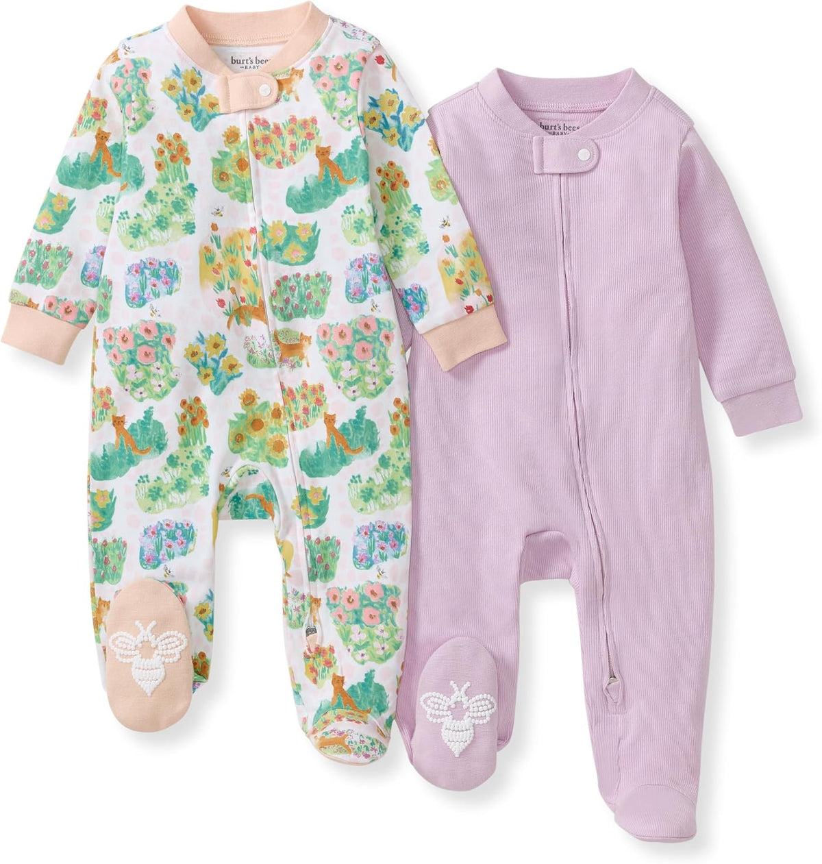 Burt's Bees Baby Baby Girl's Pajamas Sleep and Play