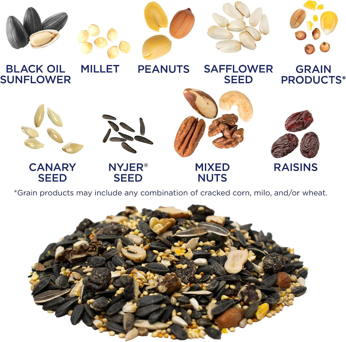 Audubon Park Extreme Variety Wild Bird Seed for Outside Feeders, 15-lb. Bag Father Jim Norris notebooks