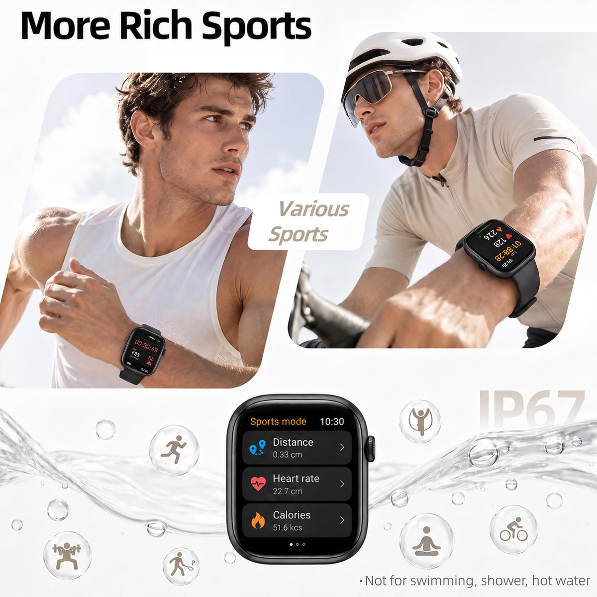 Smart Watch for Women, 1.83"HD Fitness Trackers with Answer/Calls, 2 Bands Father Jim Norris notebooks